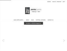 Tablet Screenshot of jentriquinn.com